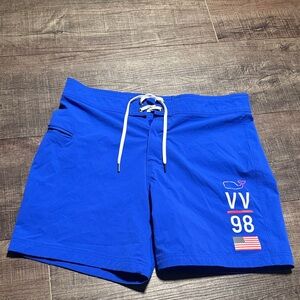 Vineyard Vines Men's Bright Blue Board Shorts